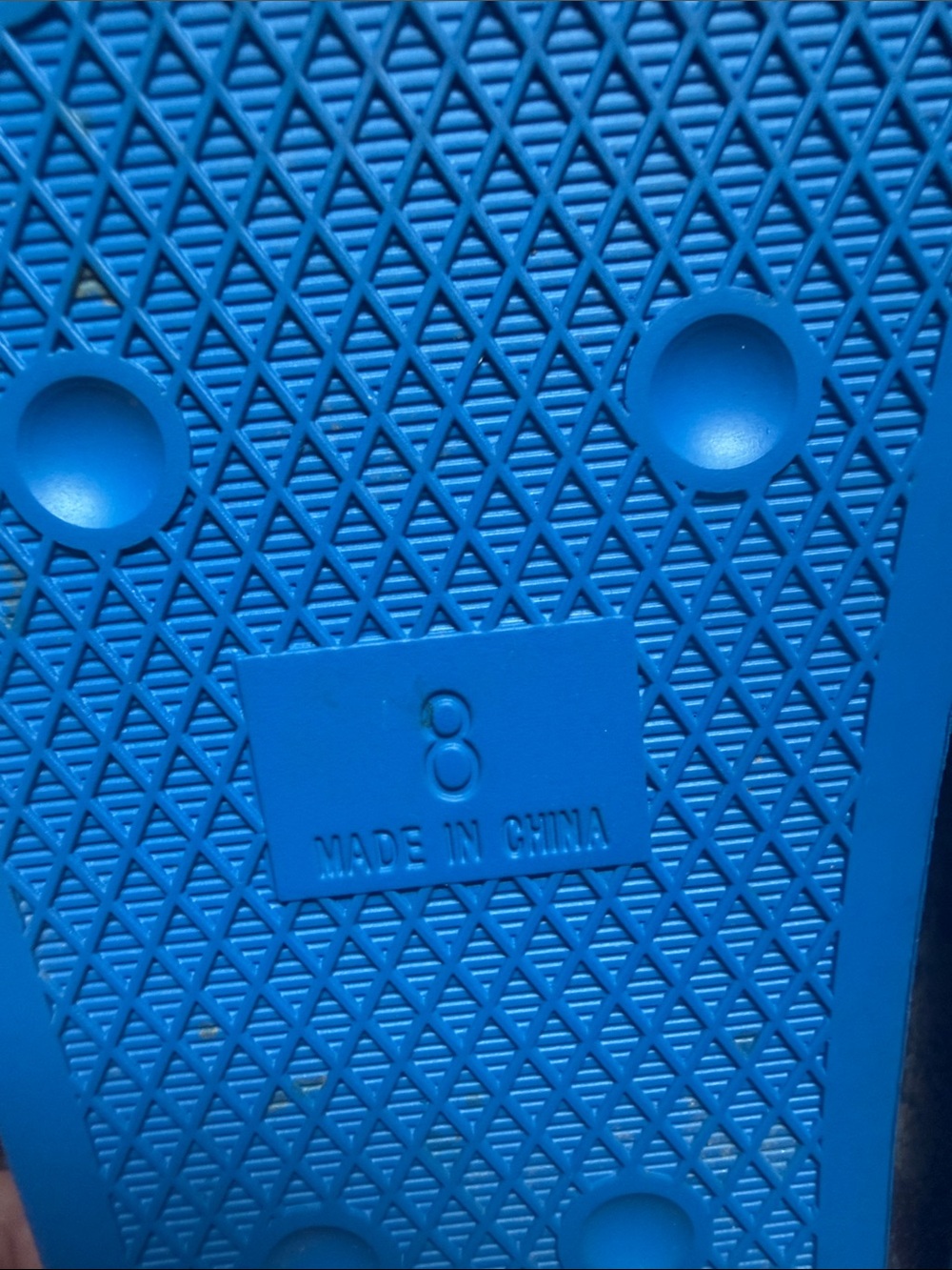 Rare Adidas Women’s Blue Slide Sandals - Size 8 Designed by Ksenia Schnaider - Picture 4 of 6